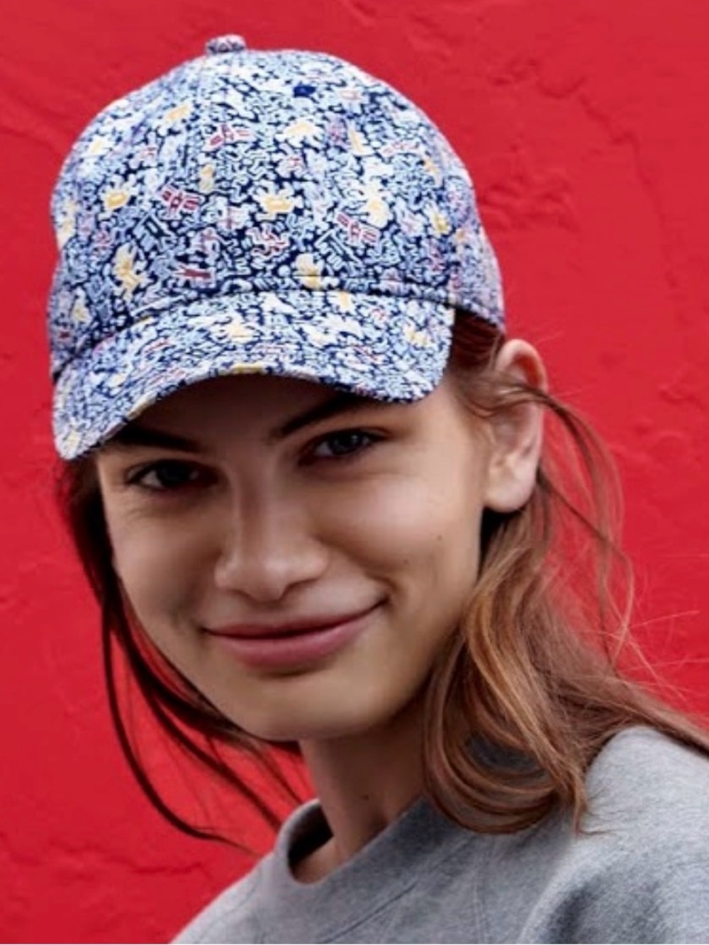 RARE Lacoste x Keith Haring Allover Print Baseball Cap Hat EUC M